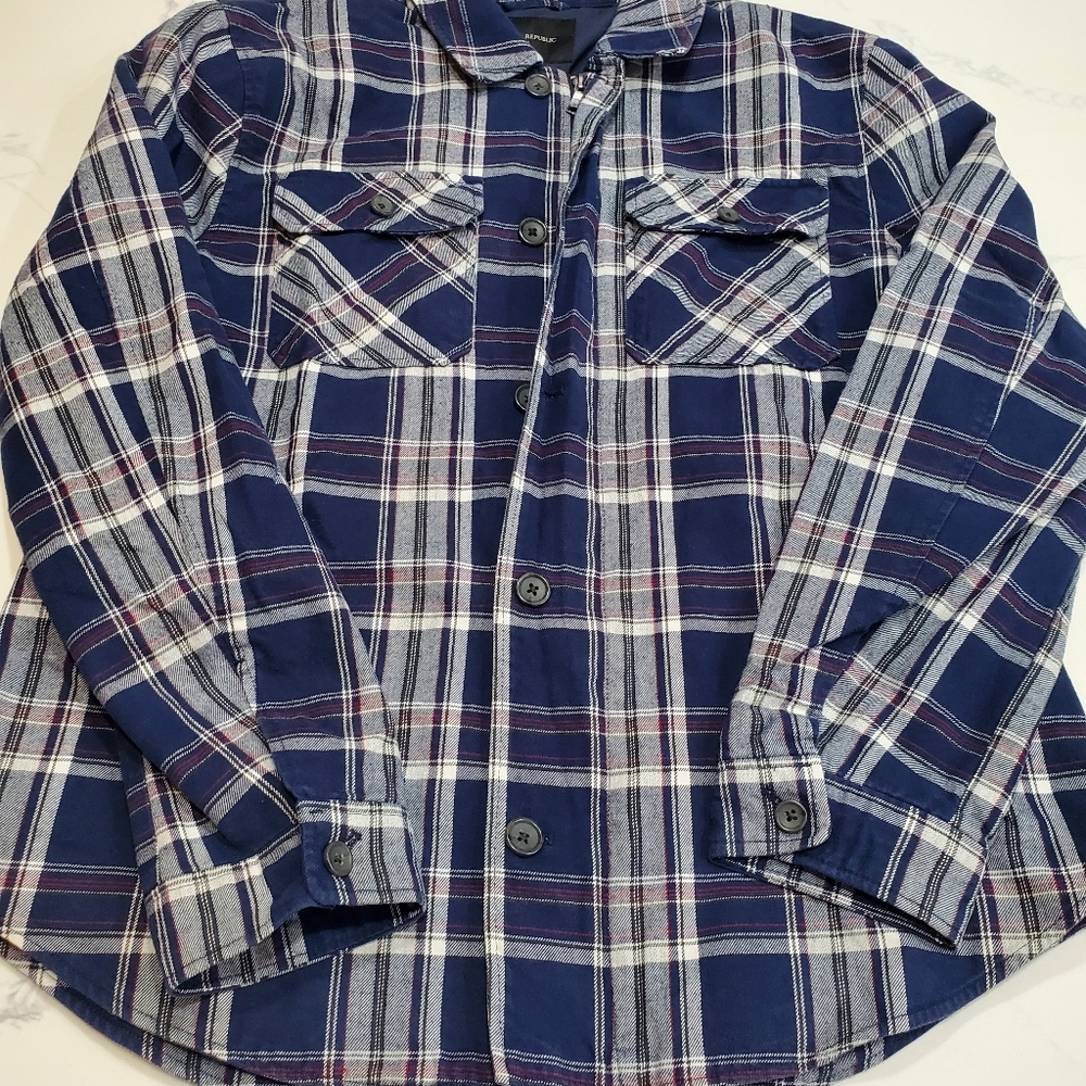 Banana republic Large work flannel